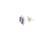 Color-Change Sapphire Earrings